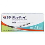 Bd Ultra-Fine Jeringa Insulina 30Gx13Mm
