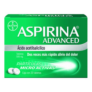 Aspirina Advanced 500Mg 20 Tabs