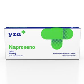 Yza Naproxeno 500Mg 20 Tabs