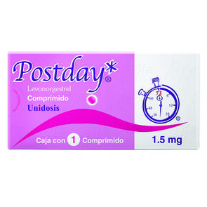 Postday Levonorgestrel 1.5mg Caja con 1 Comprimidos