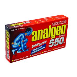Analgen 550Mg 12 Tabs