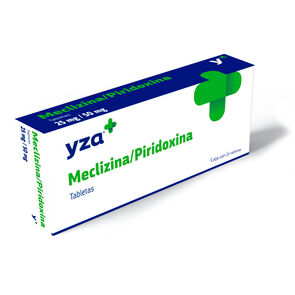 Yza Meclizina/Piridoxina 25Mg/50Mg 20 Tabs